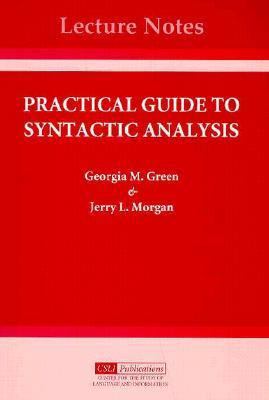 A Practical Guide to Syntactic Analysis 1575860163 Book Cover