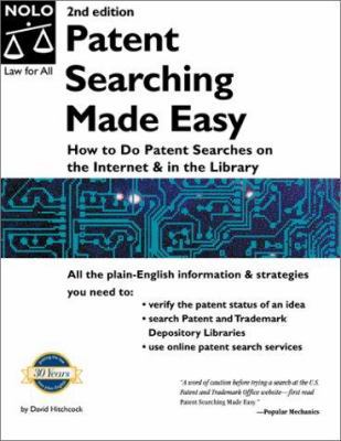 Patent Searching Made Easy: How to Do Patent Se... 0873375548 Book Cover