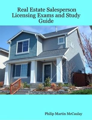 Real Estate Salesperson Licensing Exams and Stu... 1430324651 Book Cover