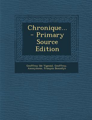 Chronique... [French] 129467546X Book Cover