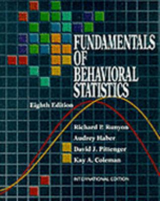 Fundamentals of Behavioral Statistics 0071146555 Book Cover