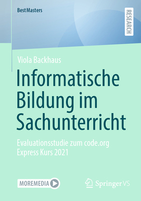 Informatische Bildung Im Sachunterricht: Evalua... [German] 3658434945 Book Cover