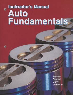 Auto Fundamentals Instructor's Manual 1590703278 Book Cover