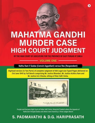Mahatma Gandhi Murder Case: High Court Judgment... B0DLGWVKZT Book Cover