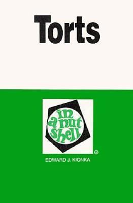 Torts (NUTSHELL SERIES) 0314930493 Book Cover