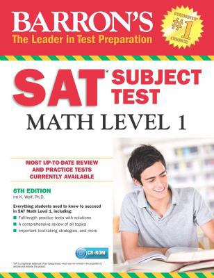 Barron's SAT Subject Test: Math Level 1 with CD... 1438076312 Book Cover