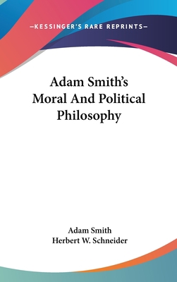 Adam Smith's Moral And Political Philosophy 1436713218 Book Cover