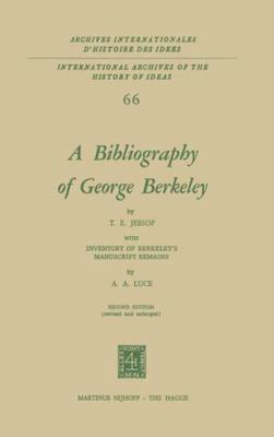 A Bibliography of George Berkeley: With Invento... 9024715776 Book Cover