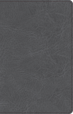 CSB Thinline Bible, Charcoal Leathertouch 1087767695 Book Cover