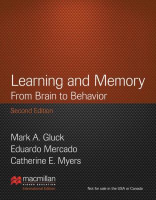 Learning and Memory: From Brain to Behavior (In... 1429298588 Book Cover