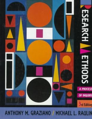 Research Methods : A Proces of Inquiry B004JG7QTE Book Cover