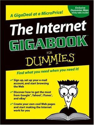 The Internet Gigabook for Dummies [With Stickers] 0764574159 Book Cover