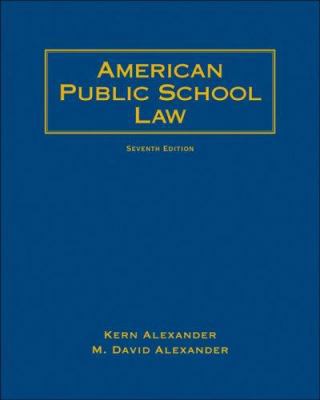 American Public School Law 0495506192 Book Cover