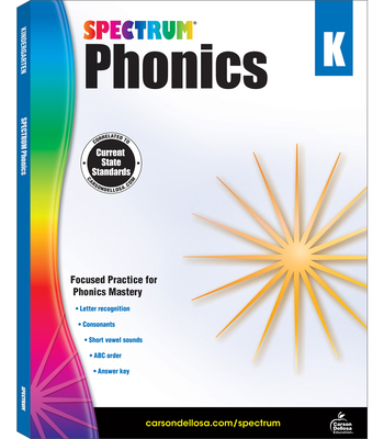 Spectrum Phonics, Grade K: Volume 90 1483811816 Book Cover