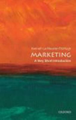 Marketing: A Very Short Introduction 0191866229 Book Cover