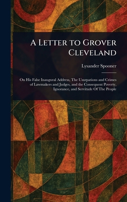 A Letter to Grover Cleveland 1023351722 Book Cover