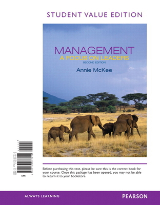 Management: A Focus on Leaders 0133077616 Book Cover