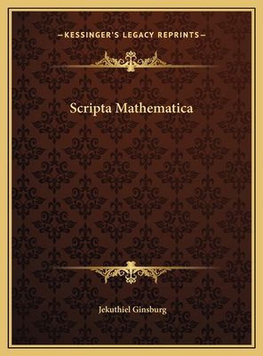 Scripta Mathematica 116978111X Book Cover