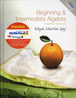 Beginning & Intermediate Algebra [With DVD] 0321568761 Book Cover