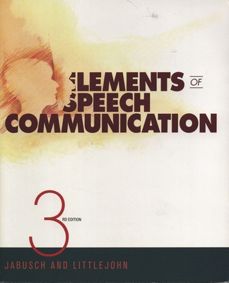 Elements of Speech Communication 0939693372 Book Cover