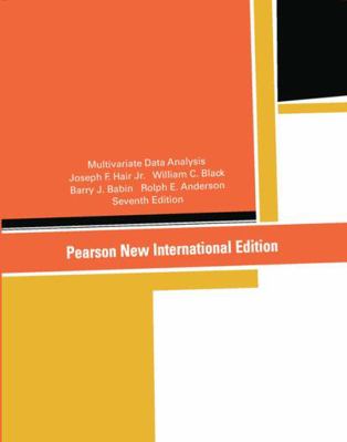 Multivariate Data Analysis PNIE 129202190X Book Cover
