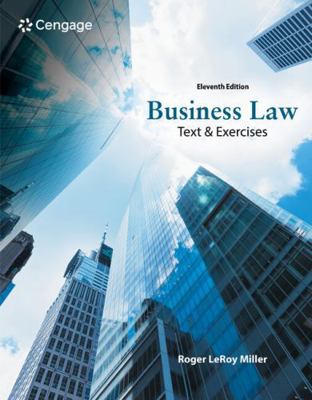Business Law: Text & Exercises            Book Cover