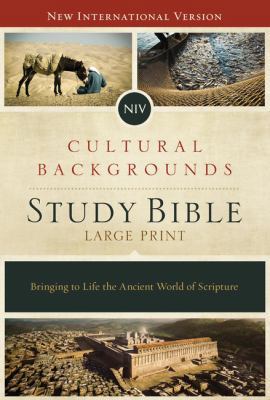 NIV, Cultural Backgrounds Study Bible, Large Pr... [Large Print] 0310447895 Book Cover