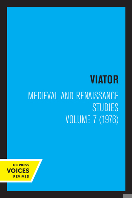 Viator, Medieval and Renaissance Studies, Volum... 0520331931 Book Cover