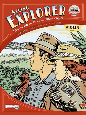 String Explorer, Bk 2: Violin, Book & Online Audio 0739030701 Book Cover