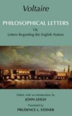 Voltaire: Philosophical Letters: Or, Letters Re... 0872208826 Book Cover