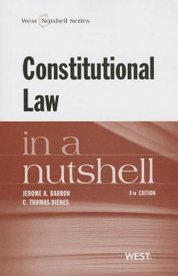 Constitutional Law in a Nutshell 0314281940 Book Cover