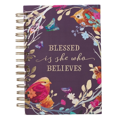 Large Hardcover Journal Blessed Is She Who Beli... 1642722502 Book Cover