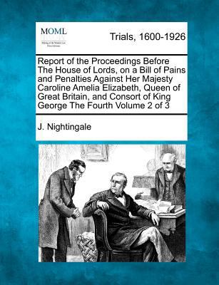 Report of the Proceedings Before The House of L... 1275079873 Book Cover