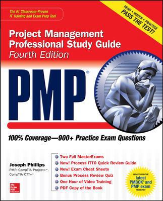 PMP Project Management Professional Study Guide... 0071775919 Book Cover