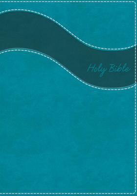 NIV, Gift Bible, Imitation Leather, Blue, Red L... 0310445884 Book Cover