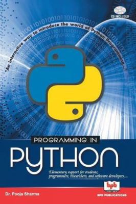 Programming in Python 9386551276 Book Cover