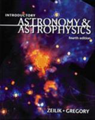 Introductory Astronomy and Astrophysics 0030062284 Book Cover