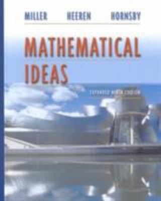 Mathematical Ideas, Expanded Ninth Edition 0321076109 Book Cover