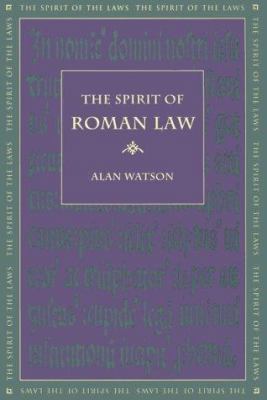 The Spirit of Roman Law 0820316695 Book Cover