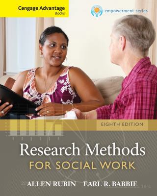 Research Methods for Social Work 1285419073 Book Cover