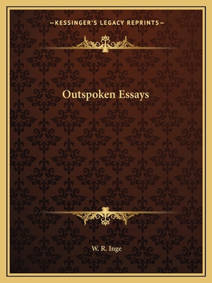 Outspoken Essays 1162619953 Book Cover