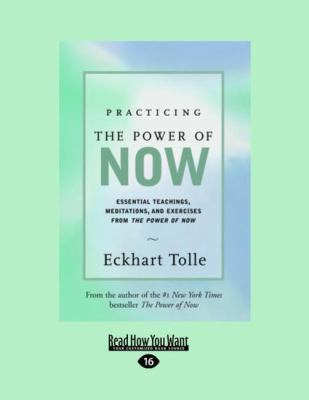 Practicing the Power of Now: Essential Teaching... [Large Print] B0082PROGS Book Cover