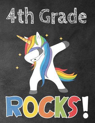 4th Grade Rocks!: Funny Back To School notebook... 1073694615 Book Cover