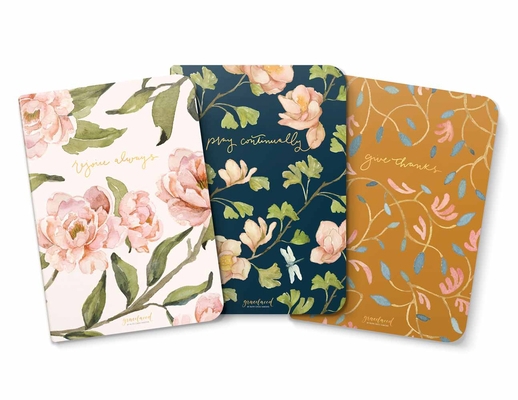 Gracelaced Lined Notebooks, Set of 3, Rejoice, ... 0736982590 Book Cover