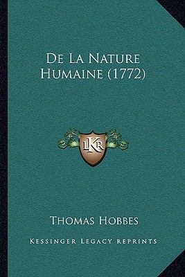 De La Nature Humaine (1772) [French] 1165420279 Book Cover