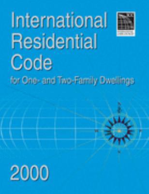 International Residential Code 2000 for One & T... 1892395177 Book Cover