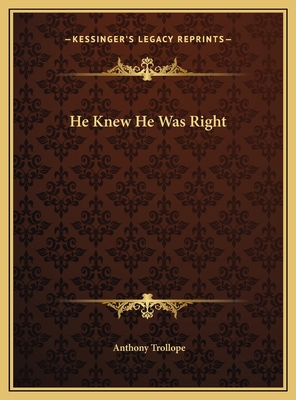 He Knew He Was Right 1169828302 Book Cover