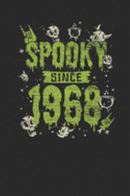 Spooky Since 1968: Graph Ruled Notebook / Journal (6" X 9" - 5 X 5 Graph Ruled) – Birthday Gift and Halloween Day Gift for Kids, Teenager, Women and Men