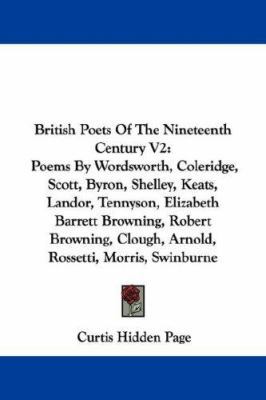 British Poets Of The Nineteenth Century V2: Poe... 1432512765 Book Cover