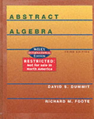 Abstract Algebra 0471452343 Book Cover